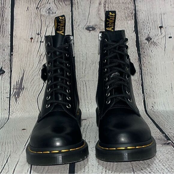 NWT Dr. Martens 1460 Pascal Hardware Studded Leather Boots - Picture 10 of 13